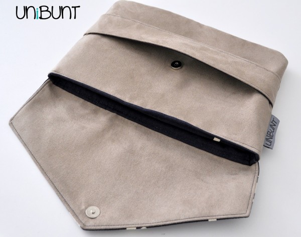 Birch Clutch, Rauhlederimitat, Soft and stable,Style-vil