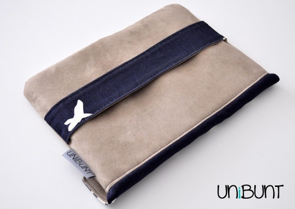 Birch Clutch, Rauhlederimitat, Soft and stable,Style-vil